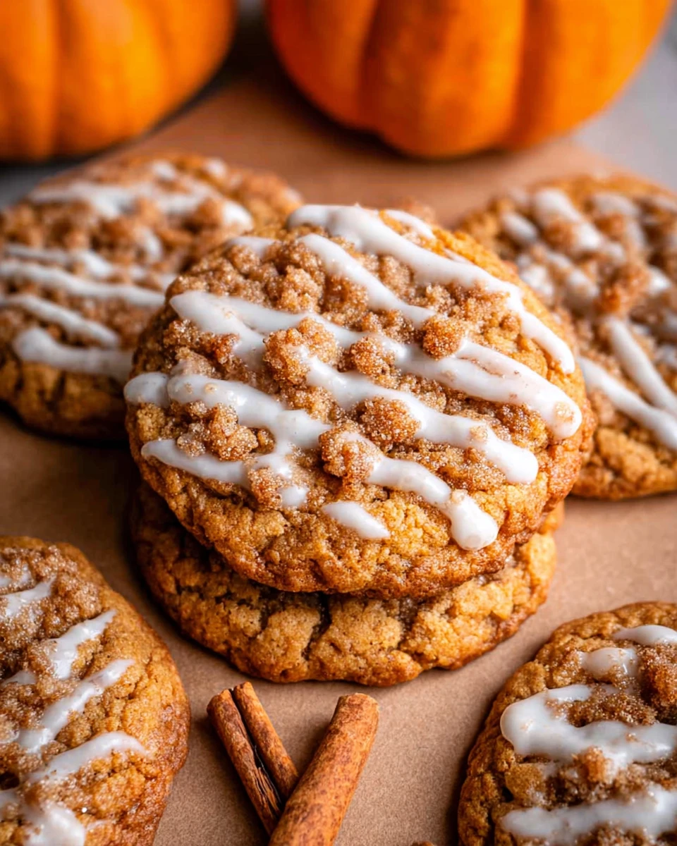 Pumpkin Coffee Cake Cookies