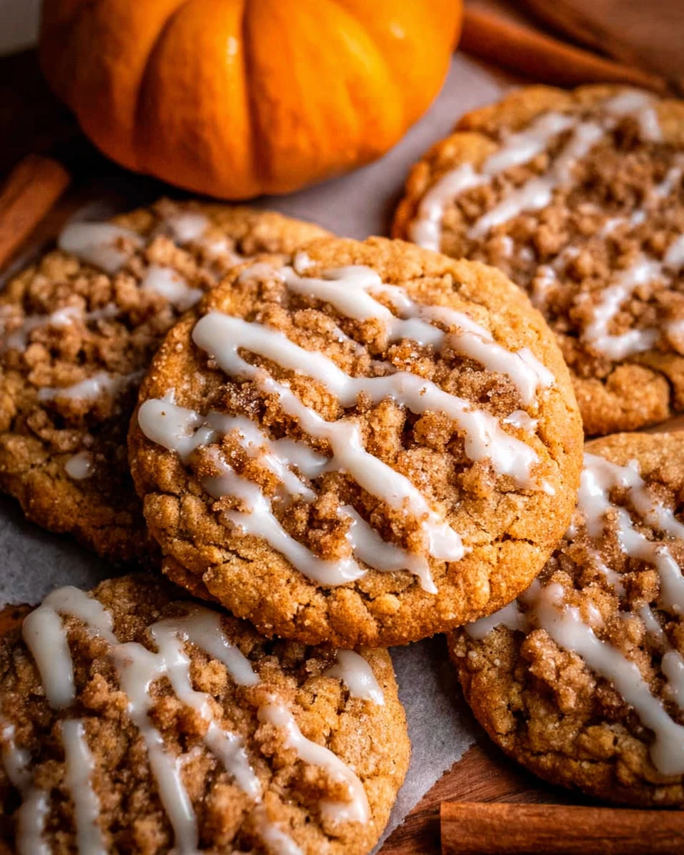 Pumpkin Coffee Cake Cookies