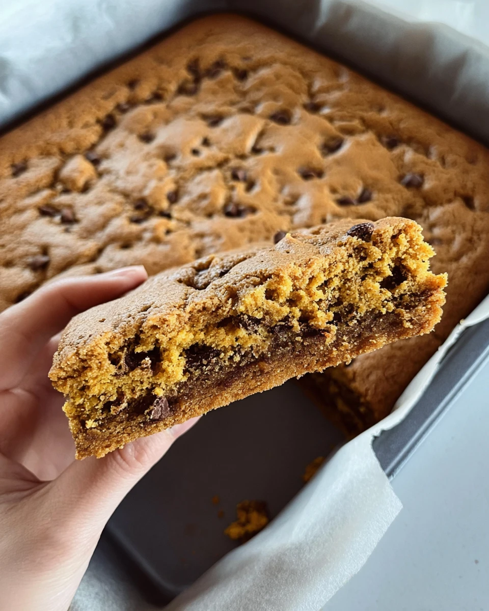 Pumpkin Cookie Cake
