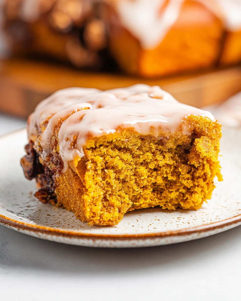 Pumpkin Honeybun Cake