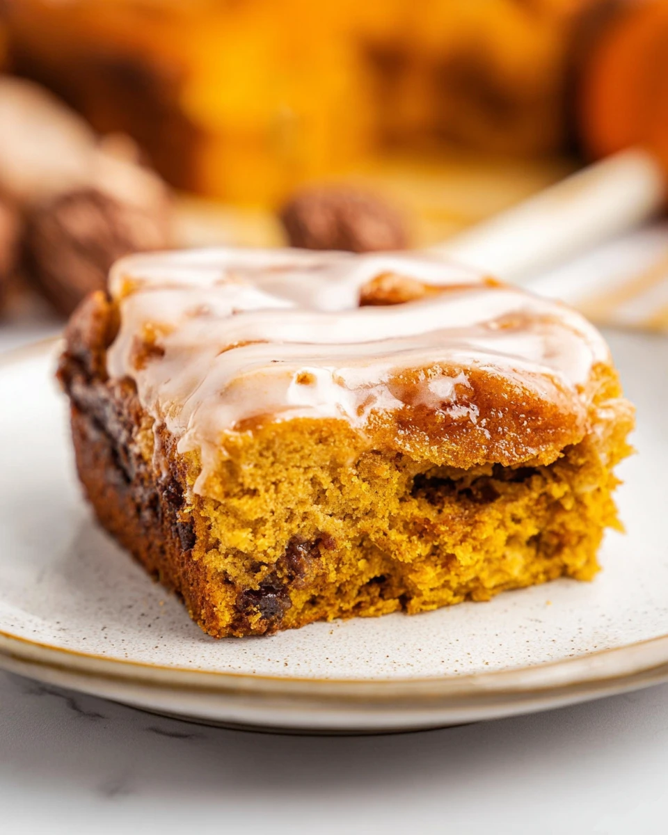 Pumpkin Honeybun Cake