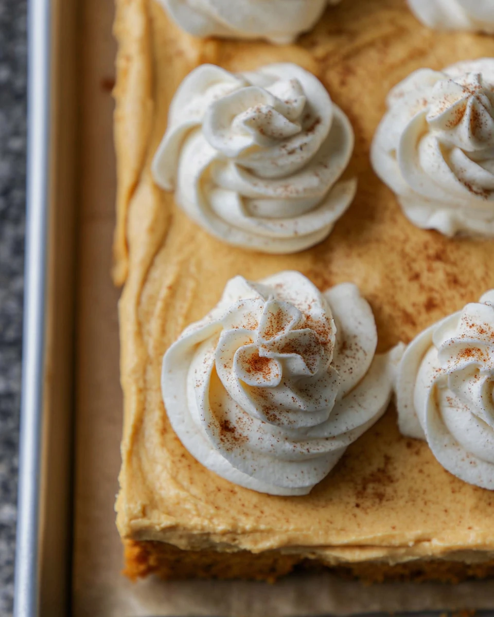 Pumpkin Sheet Cake