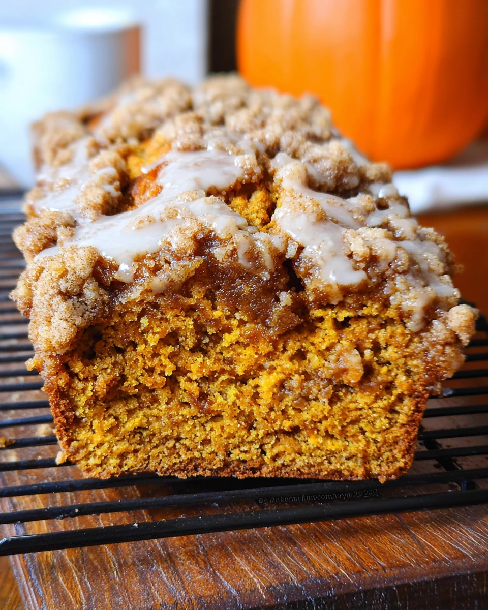 Pumpkin Streusel Bread