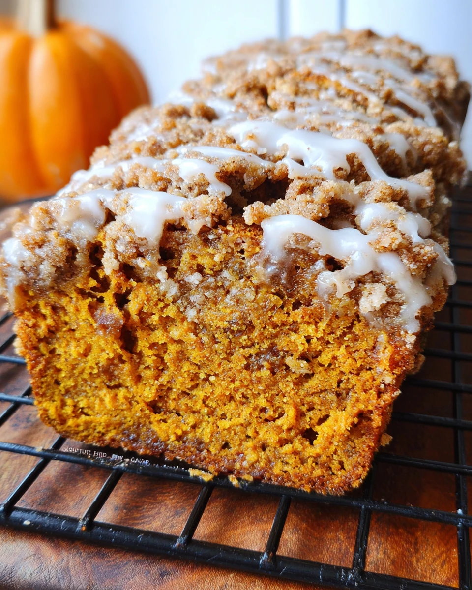 Pumpkin Streusel Bread