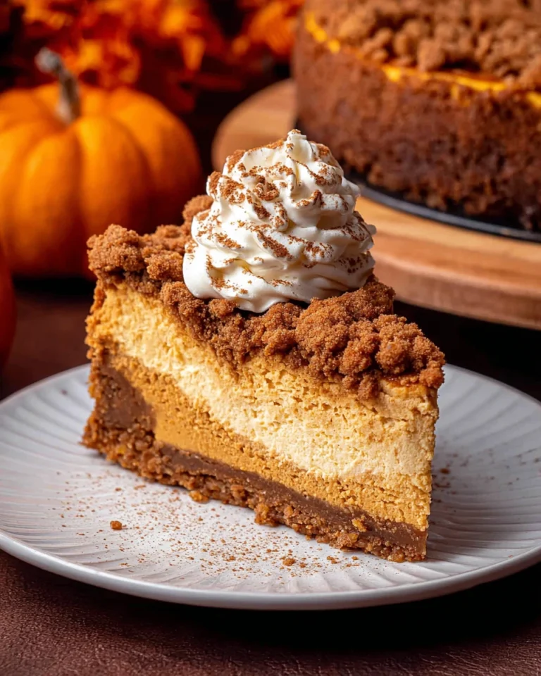 Pumpkin Streusel Cheesecake