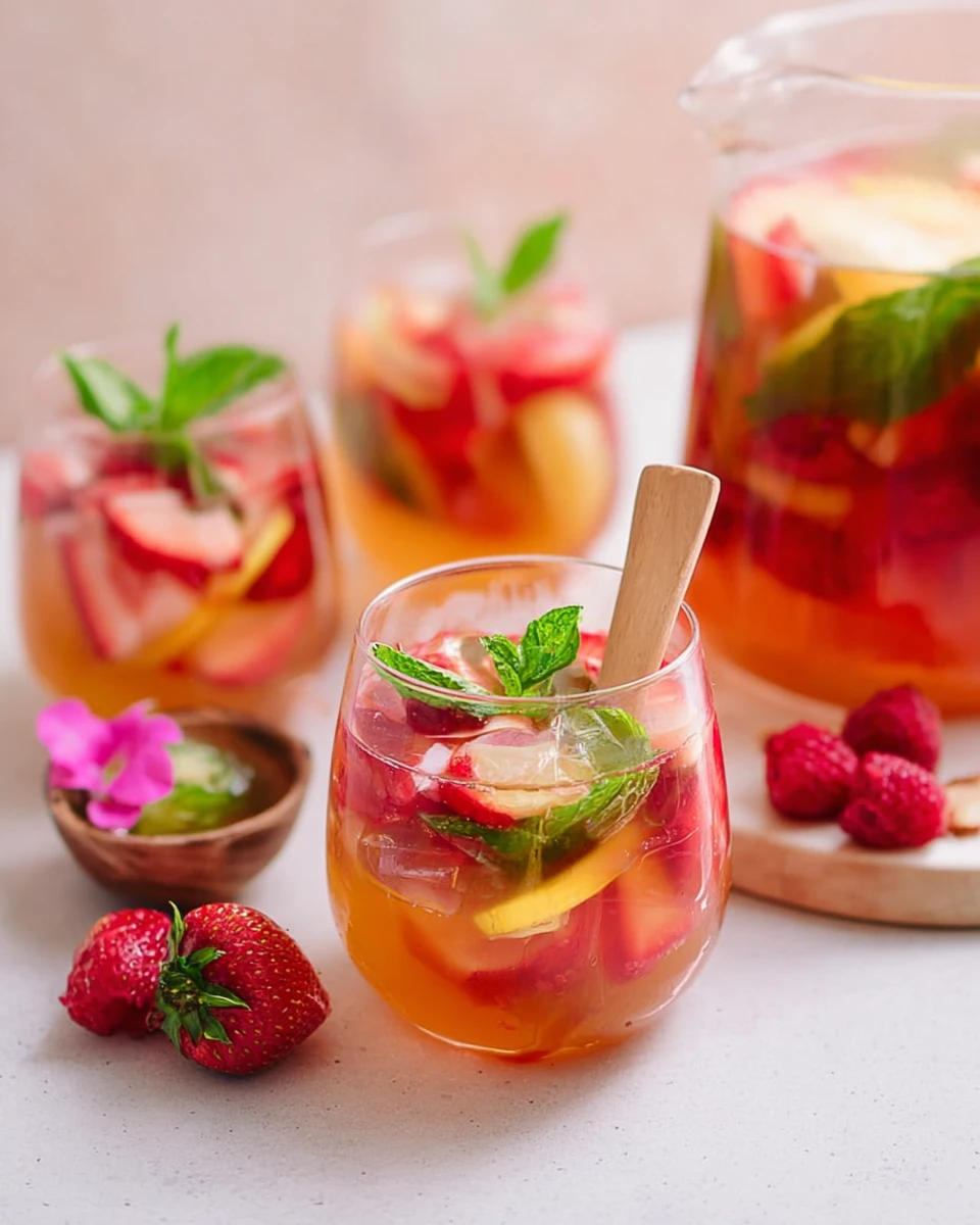 Refreshing Rosé Sangria
