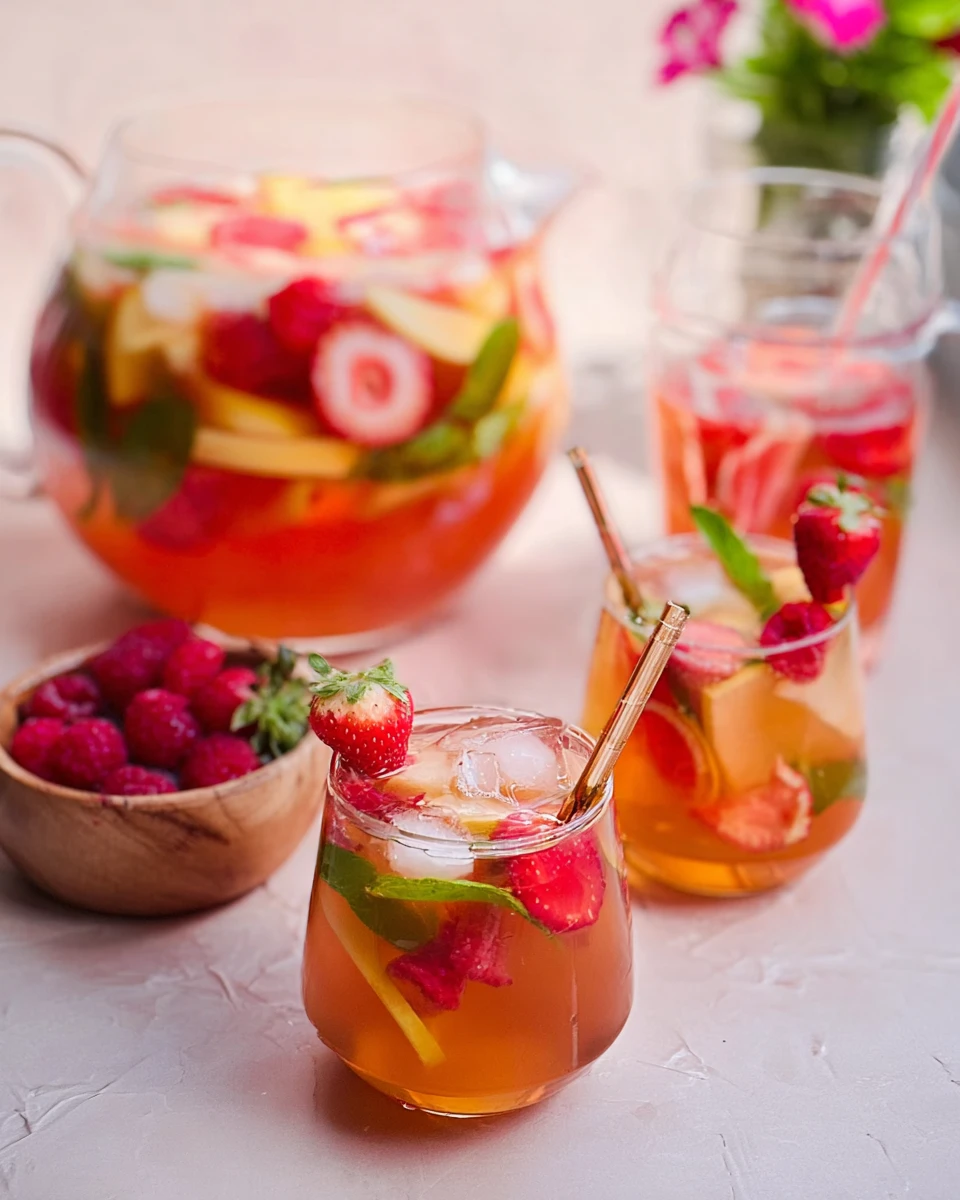 Refreshing Rosé Sangria