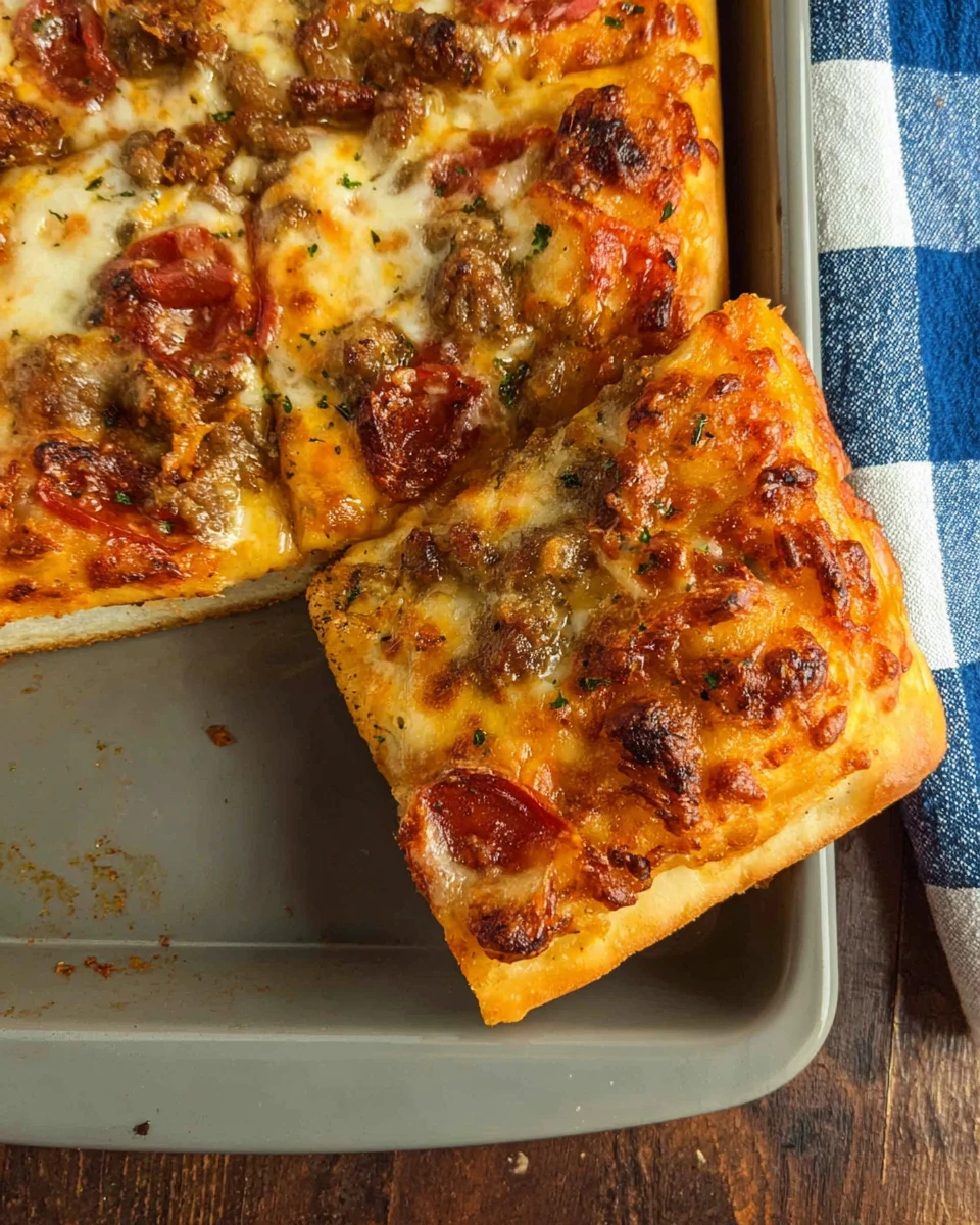 Sheet Pan Pizza