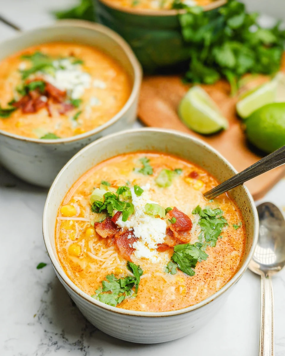 Slow Cooker Mexican Street Corn Soup