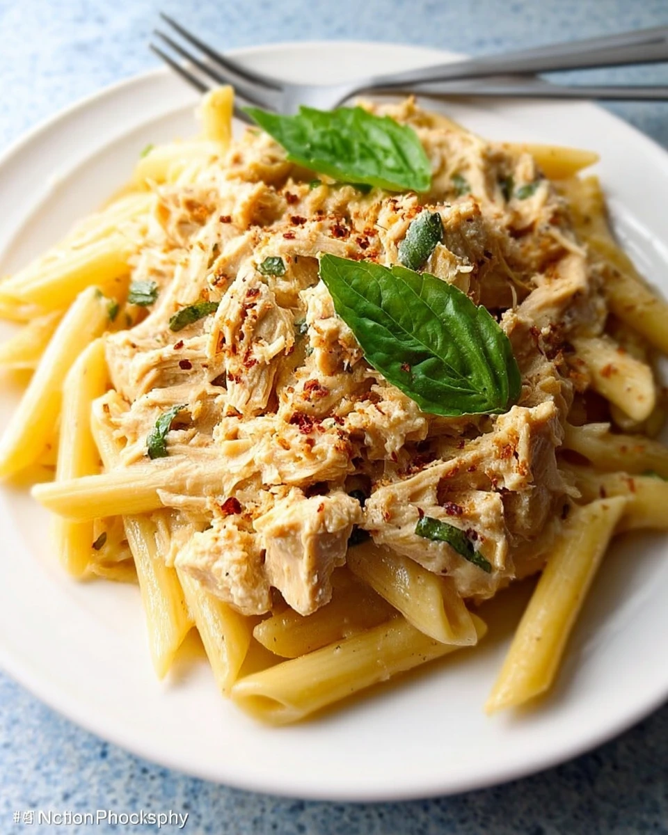 Slow Cooker Olive Garden Chicken Pasta