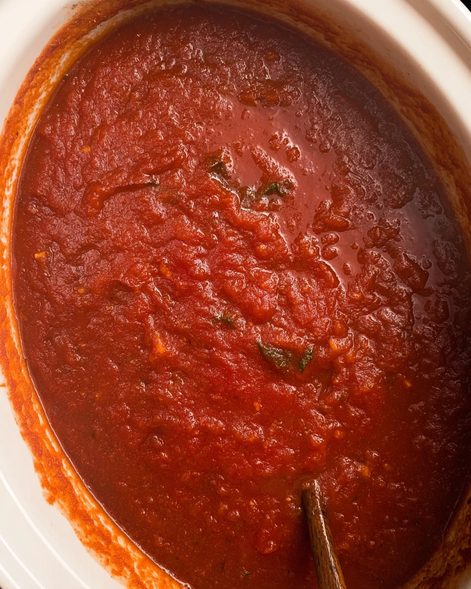 Slow Cooker Tomato Sauce