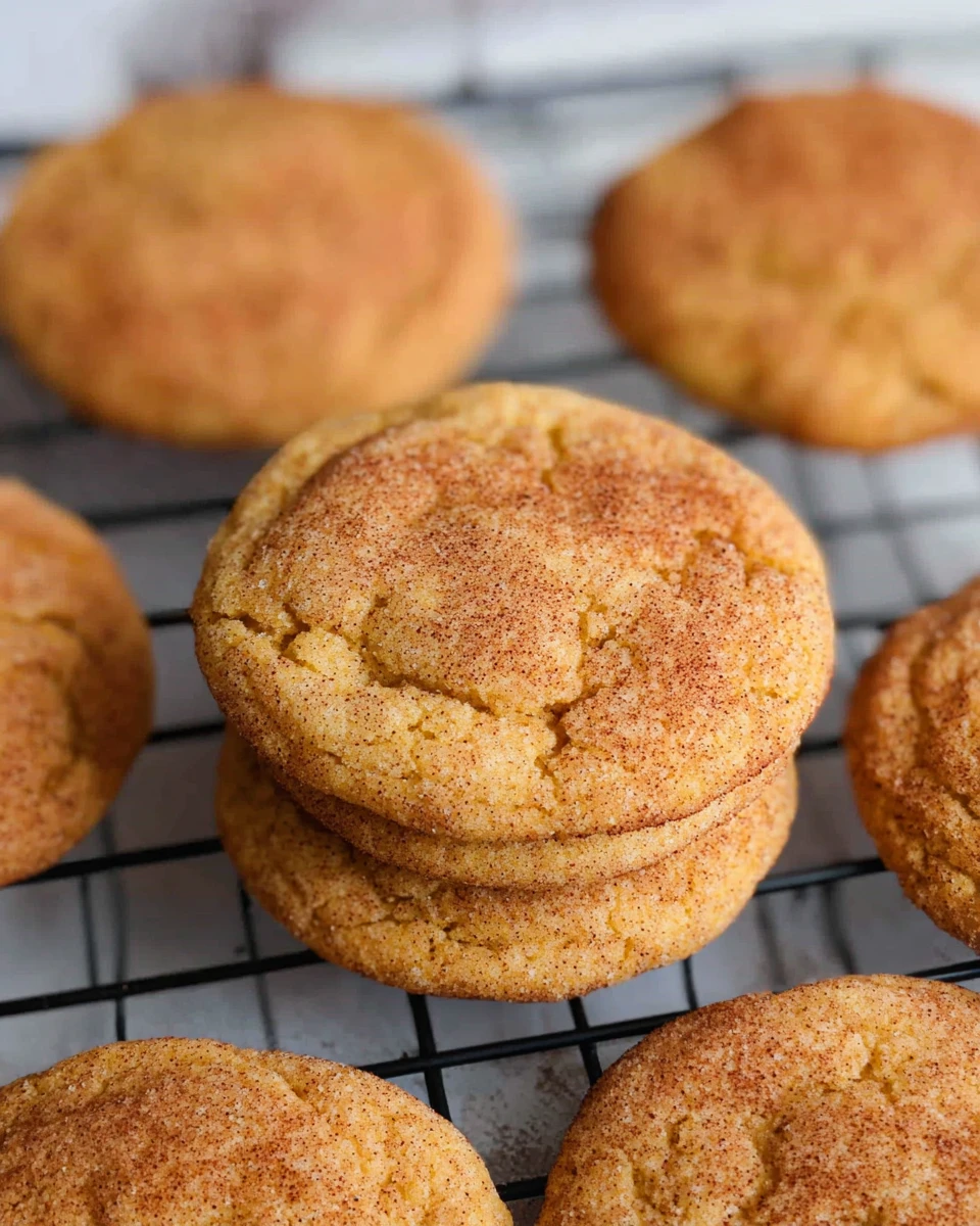Soft Pumpkin Snickerdoodles