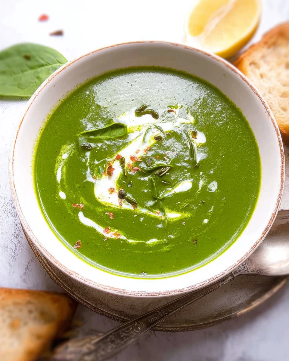 Spinach Soup Vegan