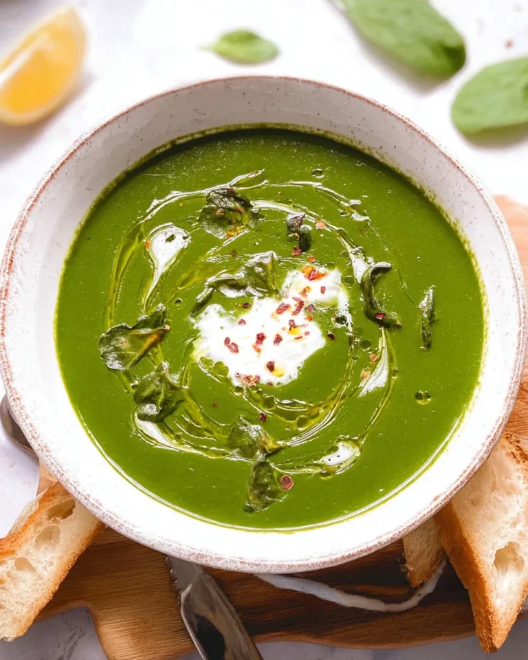 Spinach Soup Vegan