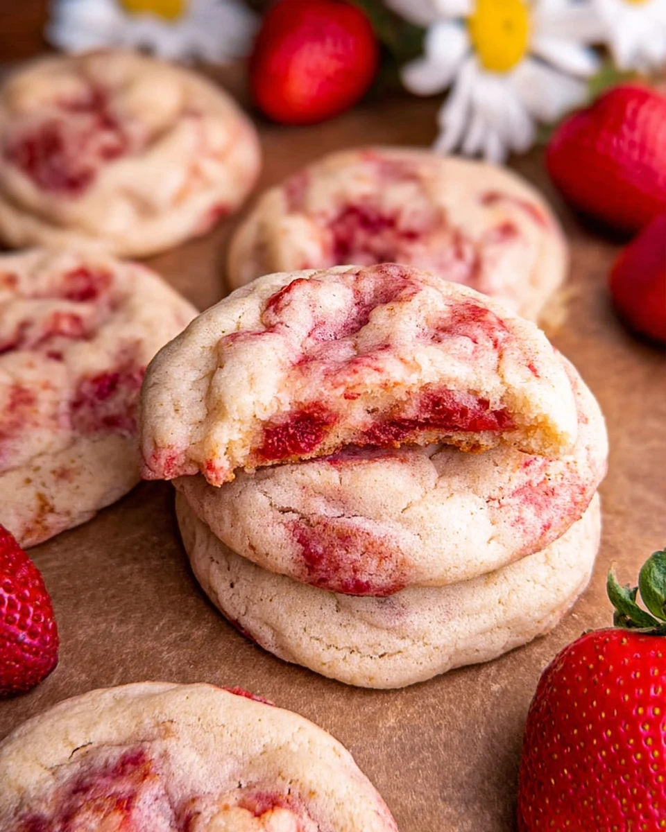 Strawberry Cheesecake Cookies
