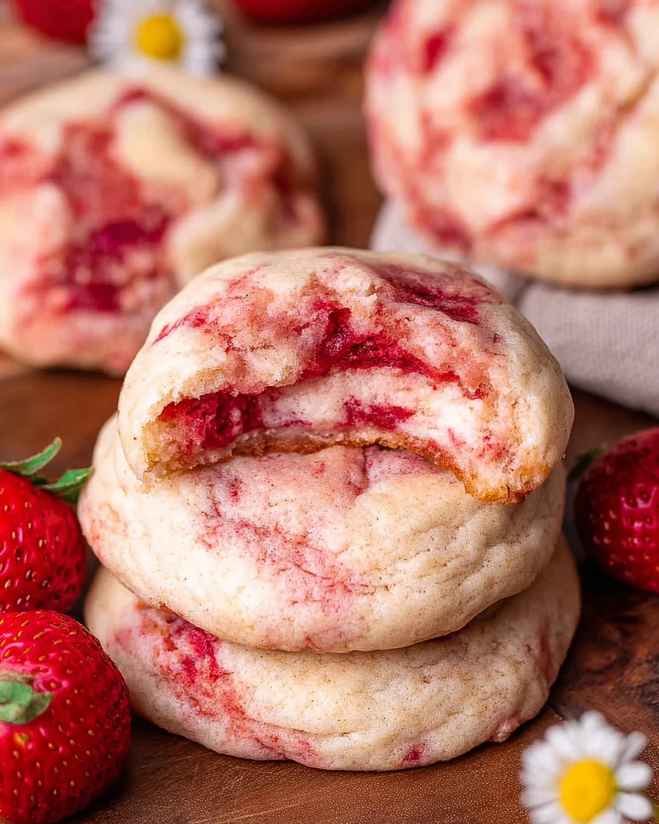 Strawberry Cheesecake Cookies