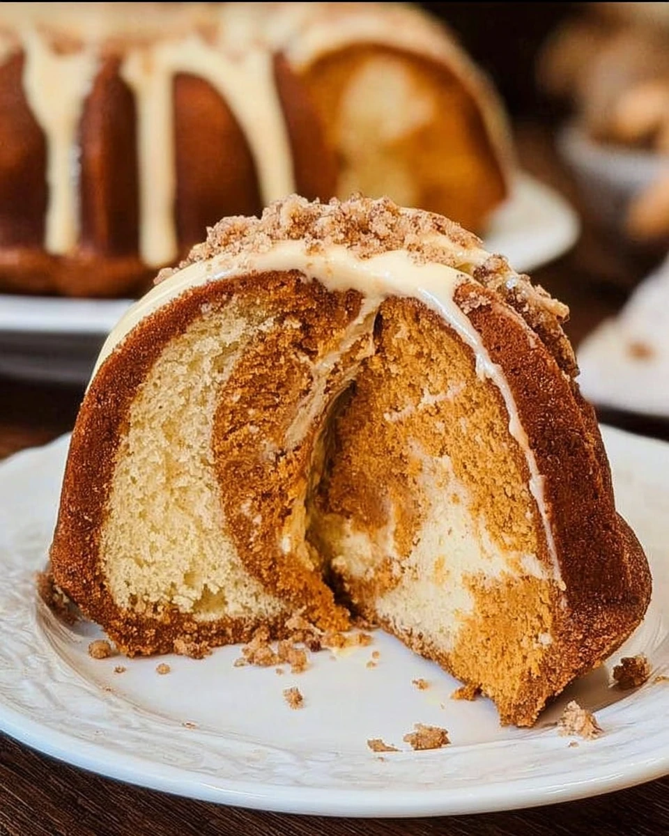 Sweet Potato Cream Cheese Bundt Cake