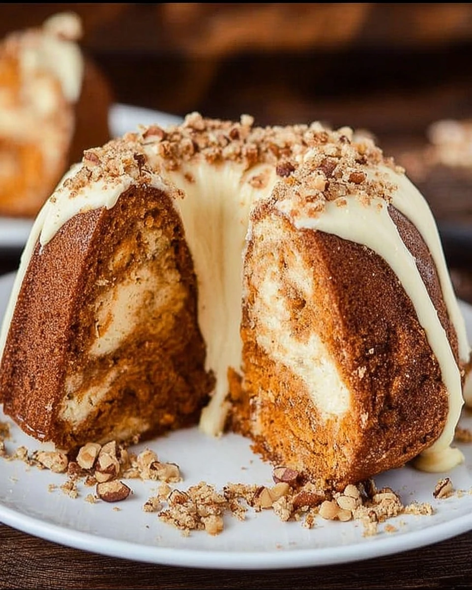 Sweet Potato Cream Cheese Bundt Cake