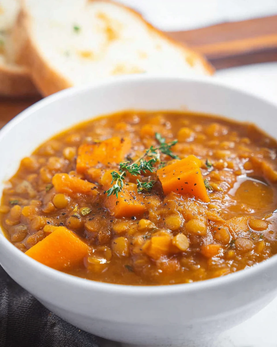 Sweet Potato Lentil Soup