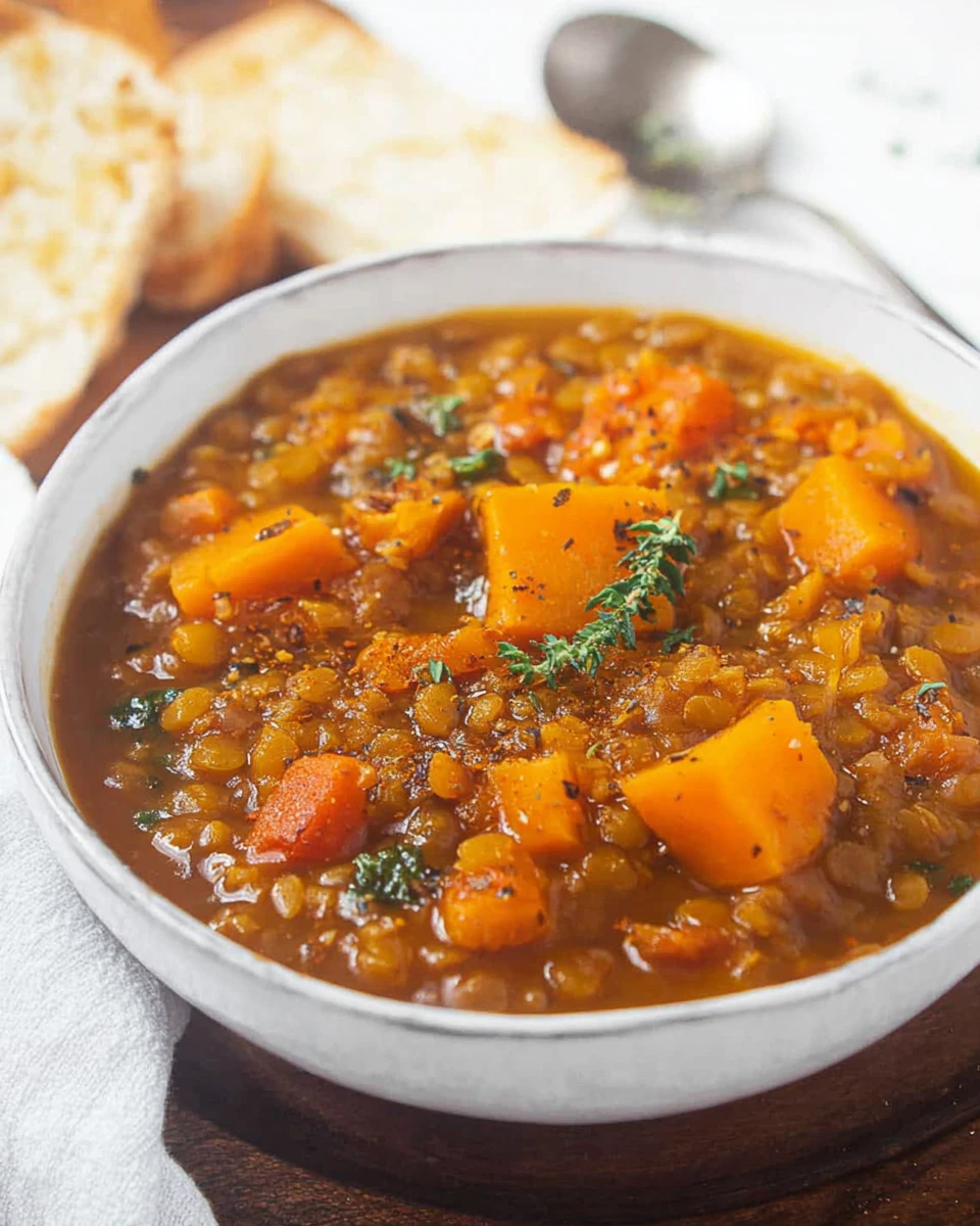 Sweet Potato Lentil Soup