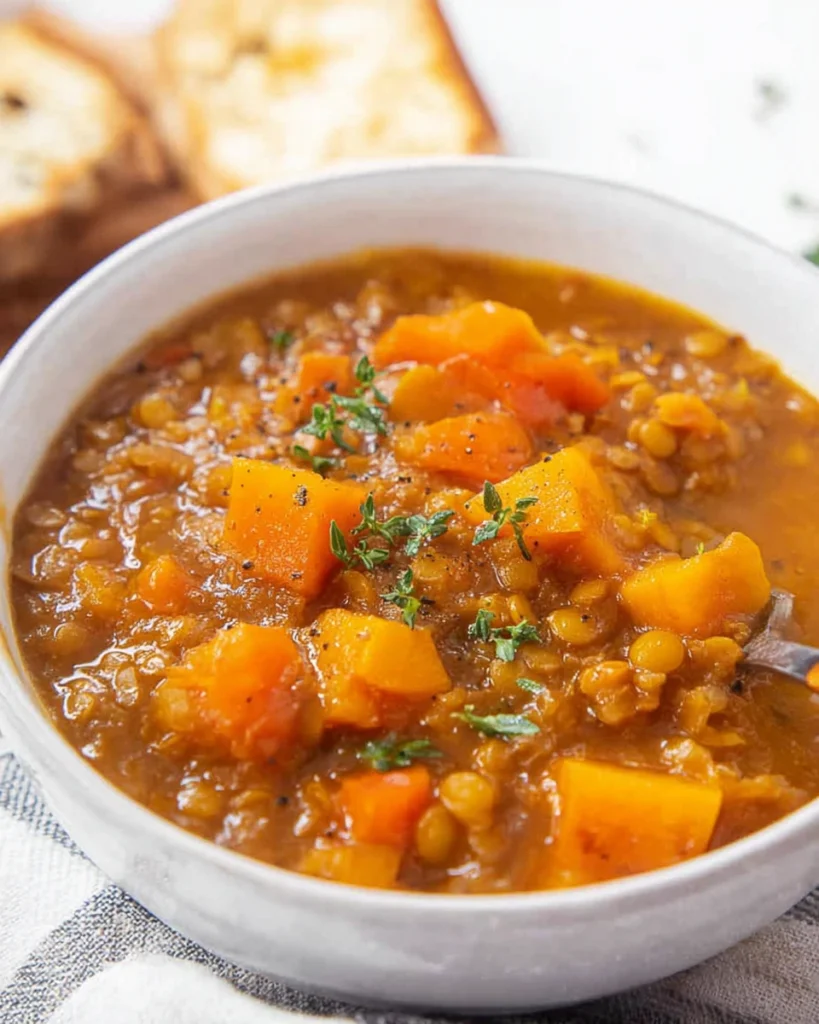 Sweet Potato Lentil Soup