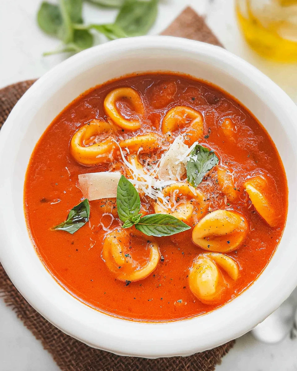 Tomato Soup with Pasta
