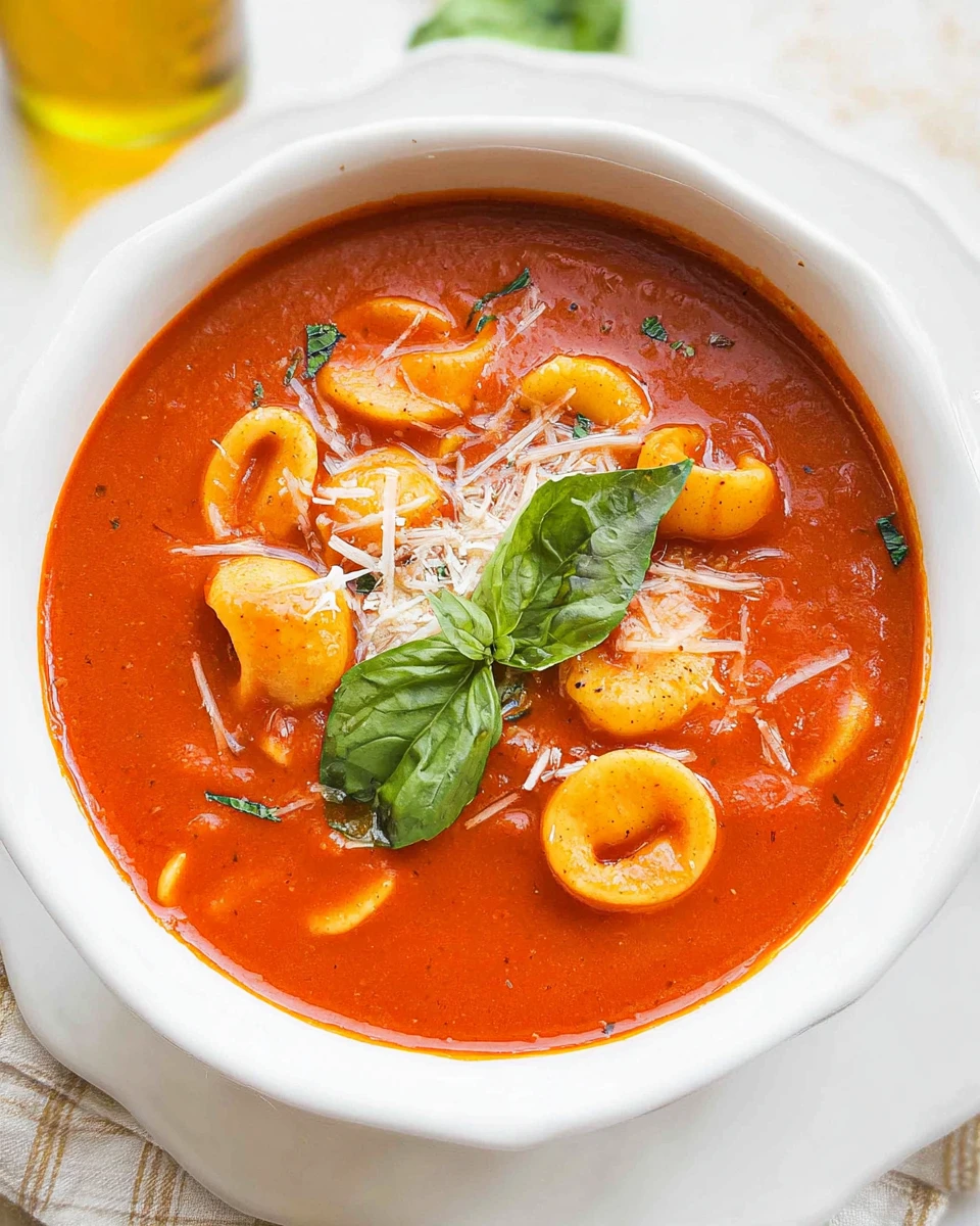 Tomato Soup with Pasta