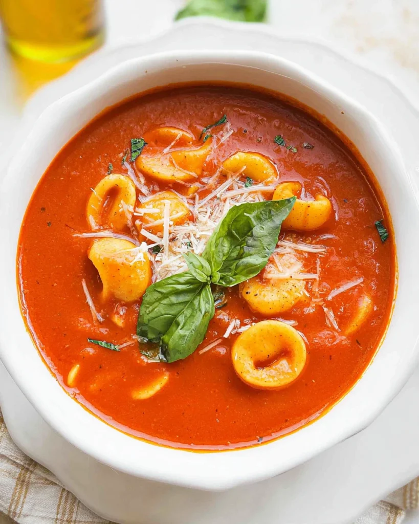 Tomato Soup with Pasta