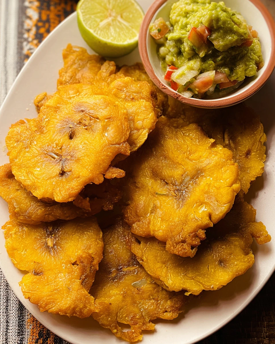 Twice-Fried Green Plantains (Tostones)