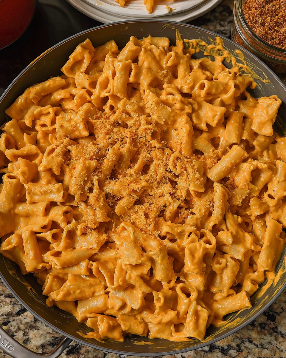 Vegan Pumpkin Vodka Pasta