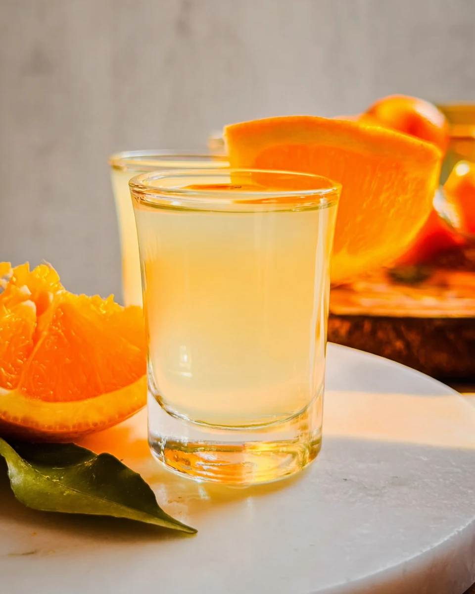 White Tea Shot with Vodka