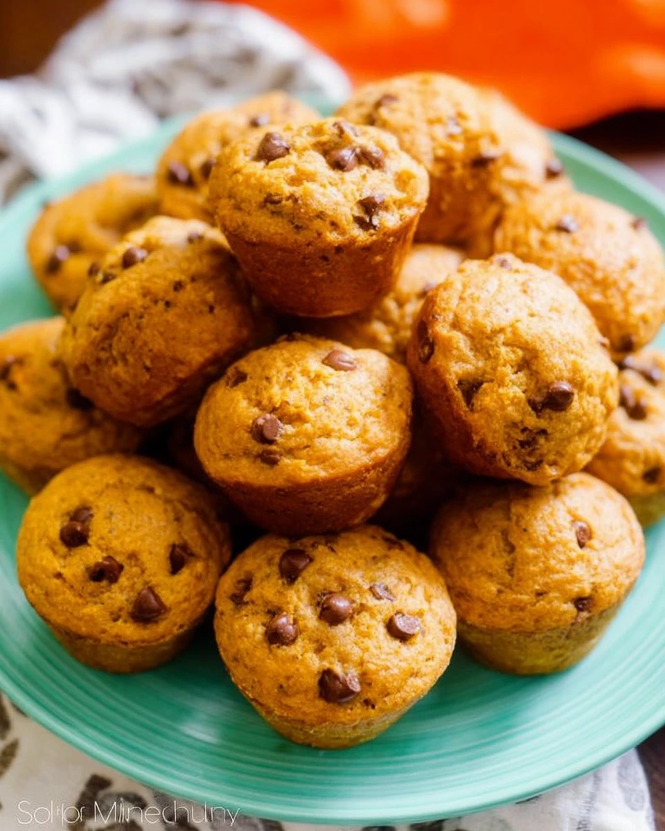 Whole Wheat Mini Pumpkin Muffins