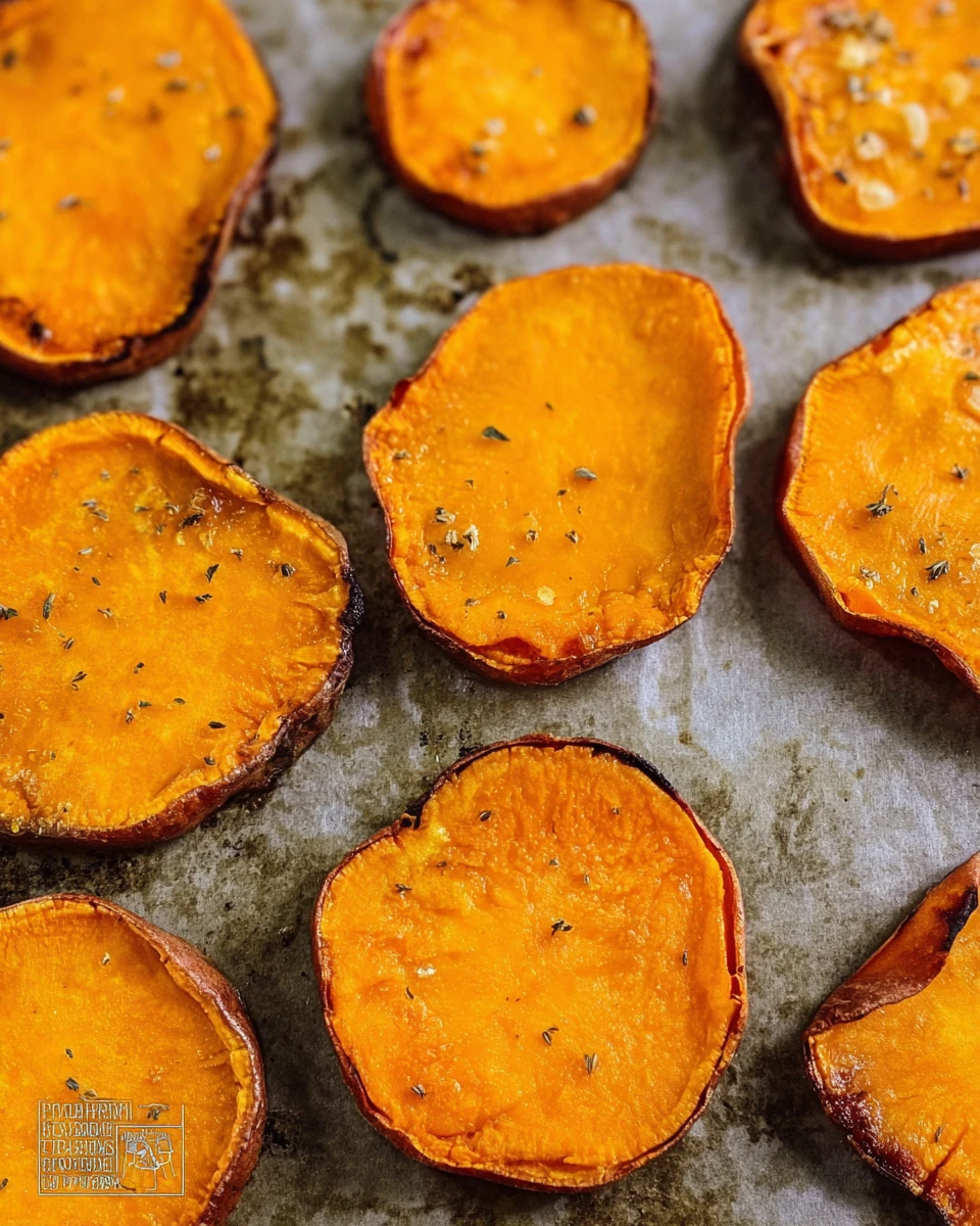 Baked Sweet Potato Slices