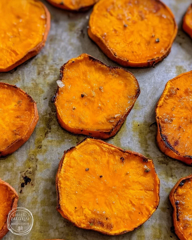 Baked Sweet Potato Slices