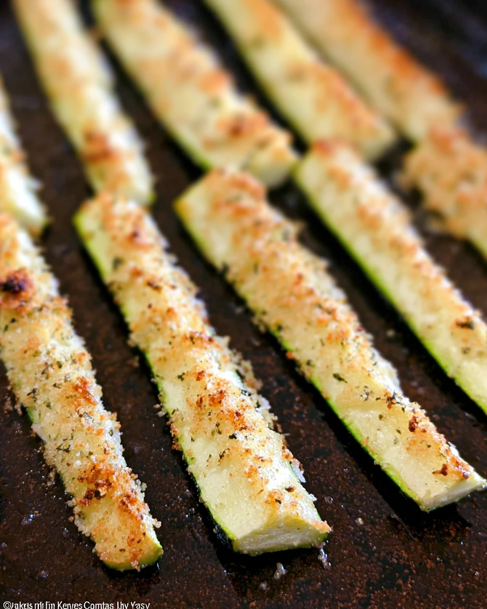 Baked Zucchini Spears