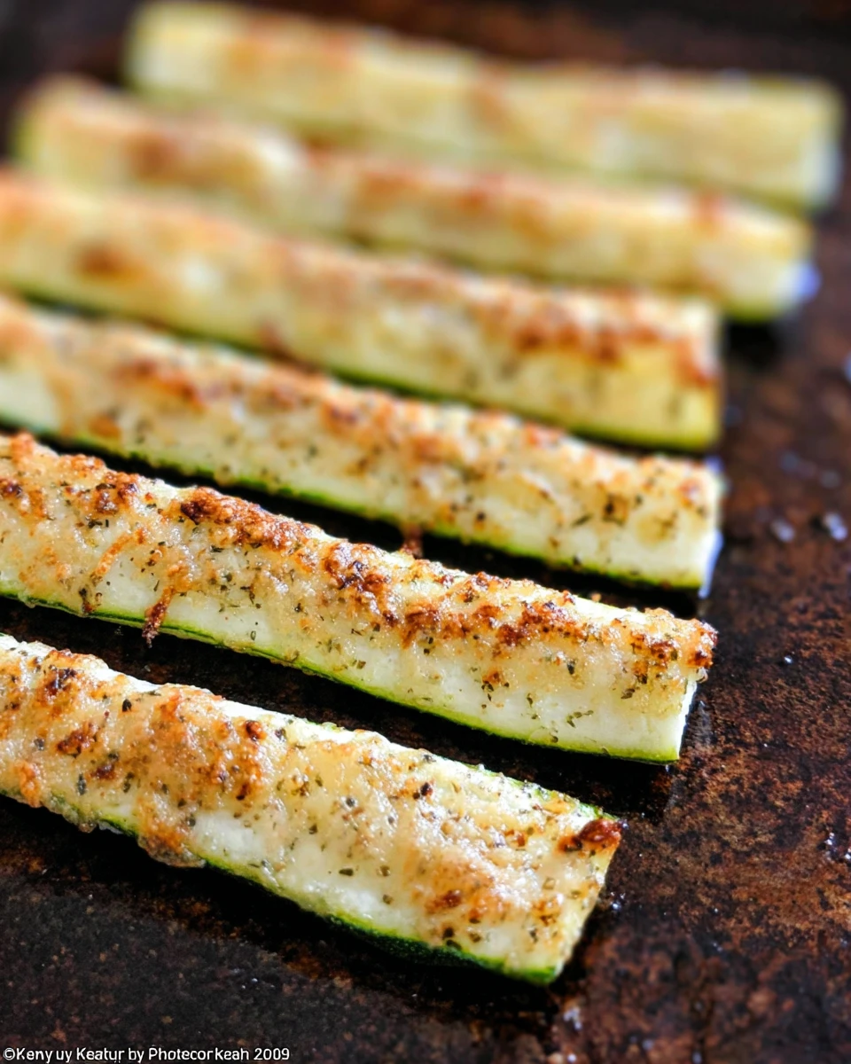 Baked Zucchini Spears