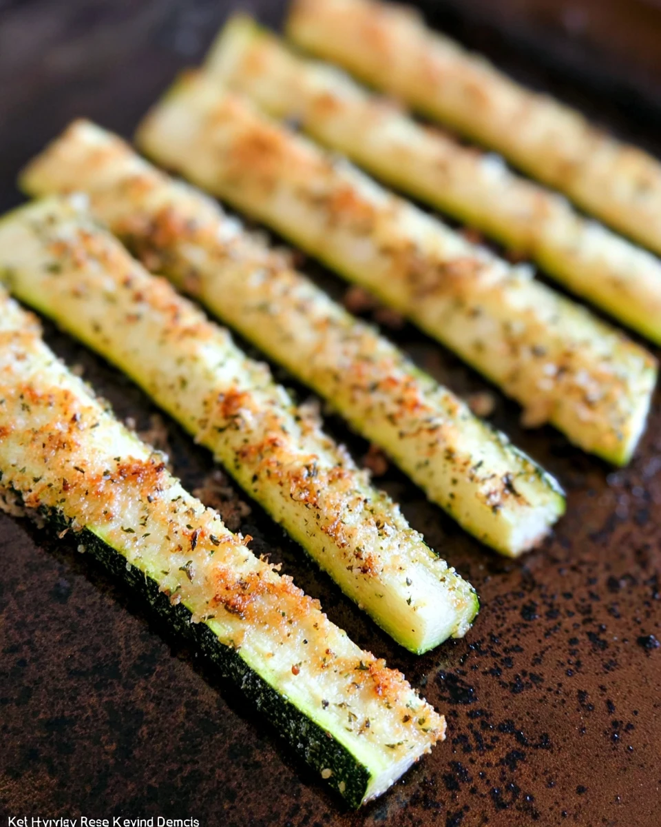 Baked Zucchini Spears