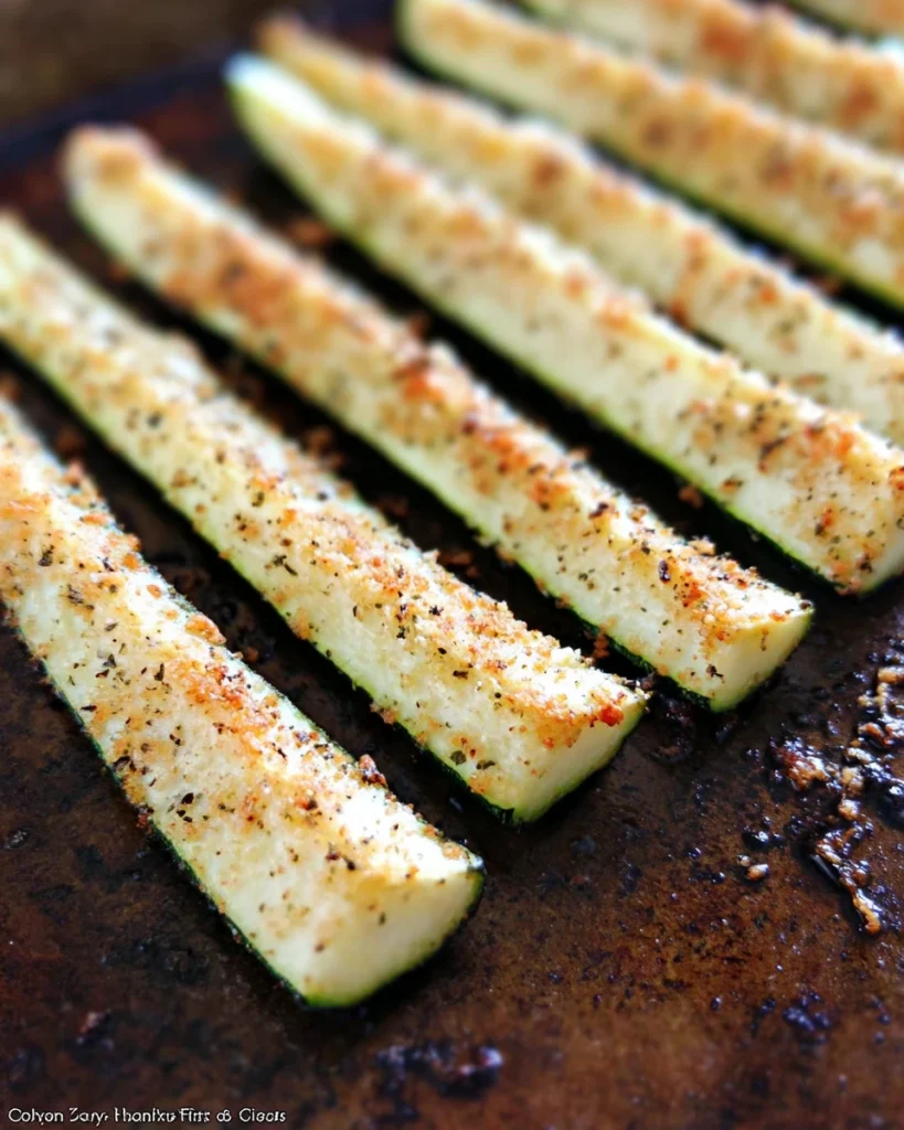 Baked Zucchini Spears