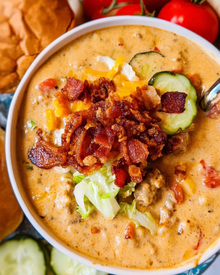 Best Ever Cheeseburger Soup