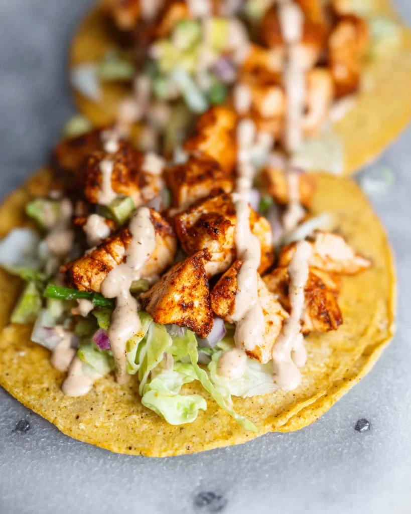Blackened Salmon Tacos