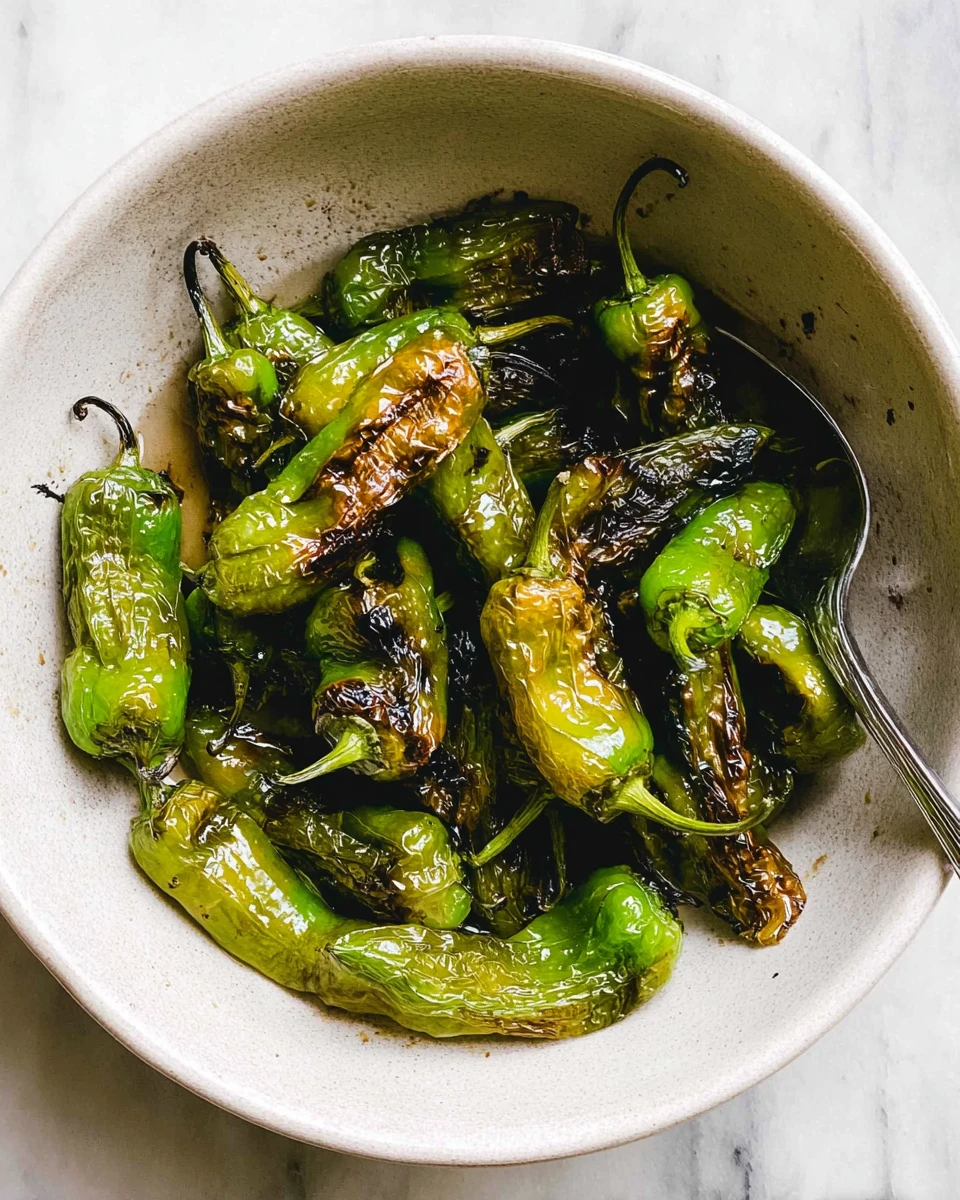 Blistered Shishito Peppers