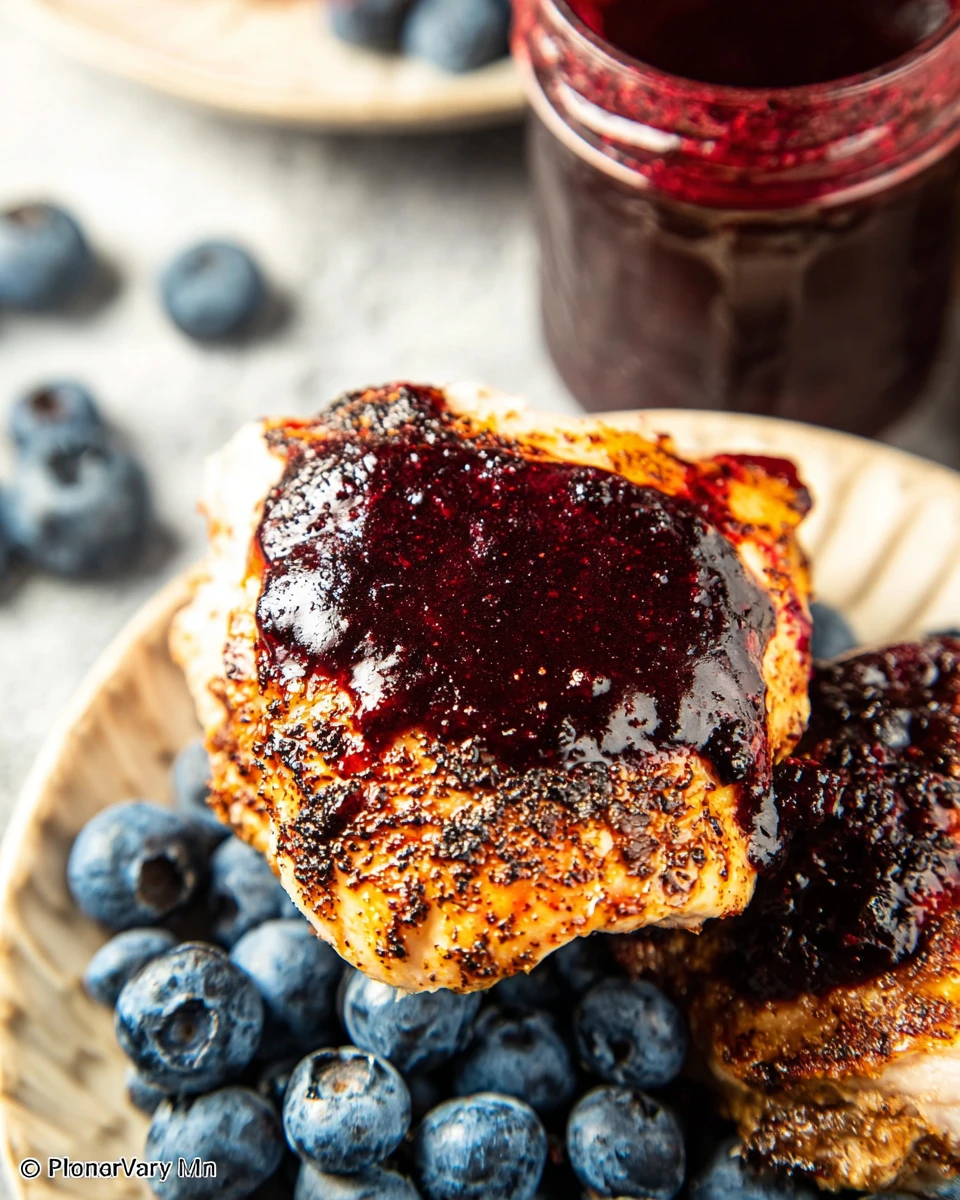 Blueberry BBQ Sauce (With Bourbon Option!)