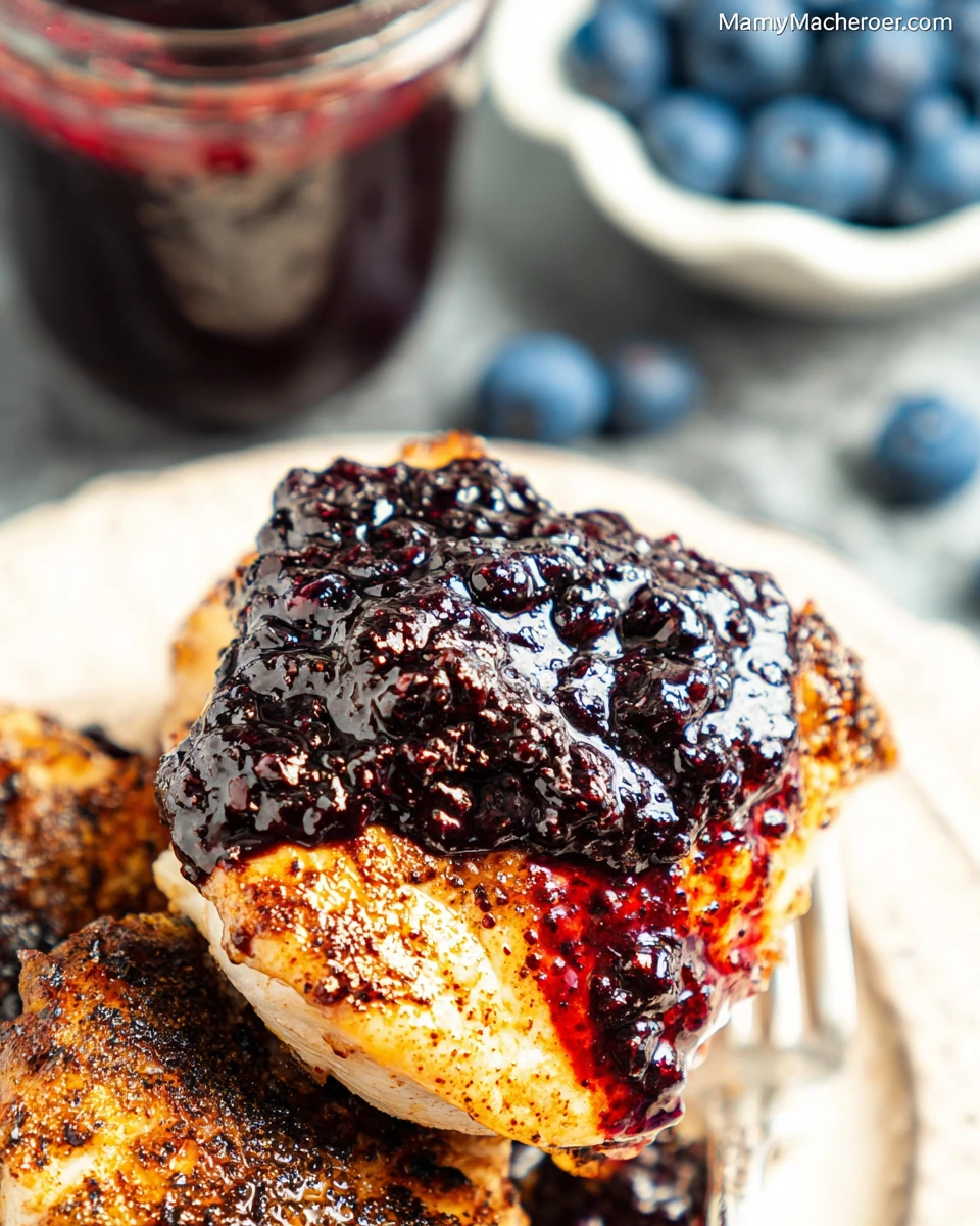 Blueberry BBQ Sauce (With Bourbon Option!)