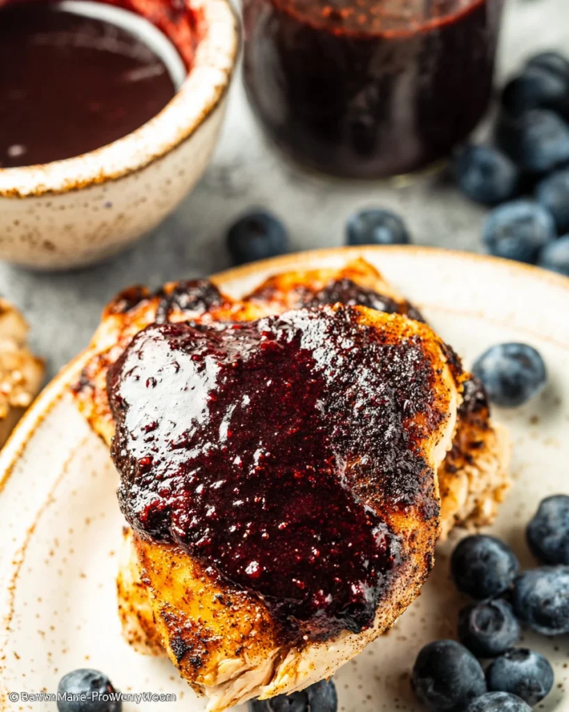 Blueberry BBQ Sauce (With Bourbon Option!)