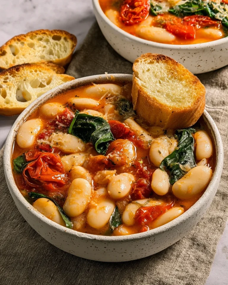 Burst Tomato Basil Butter Beans