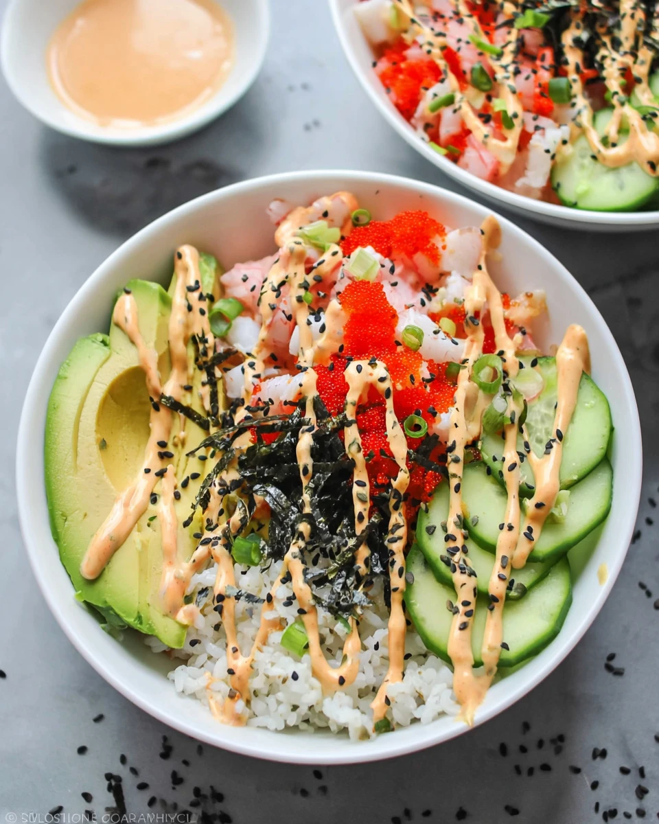 California Roll Sushi Bowls