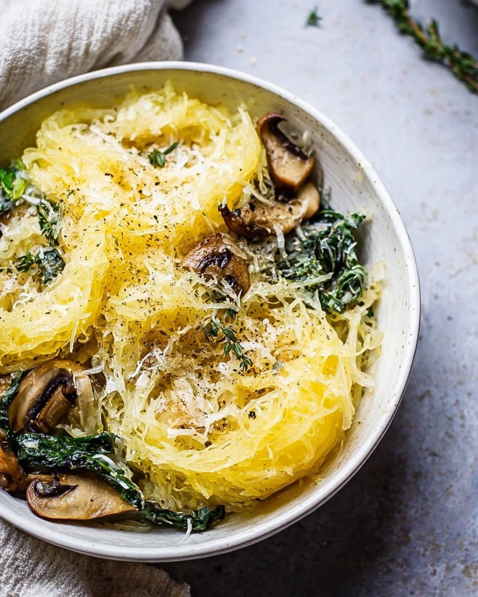 Caramelized Onion Spaghetti Squash