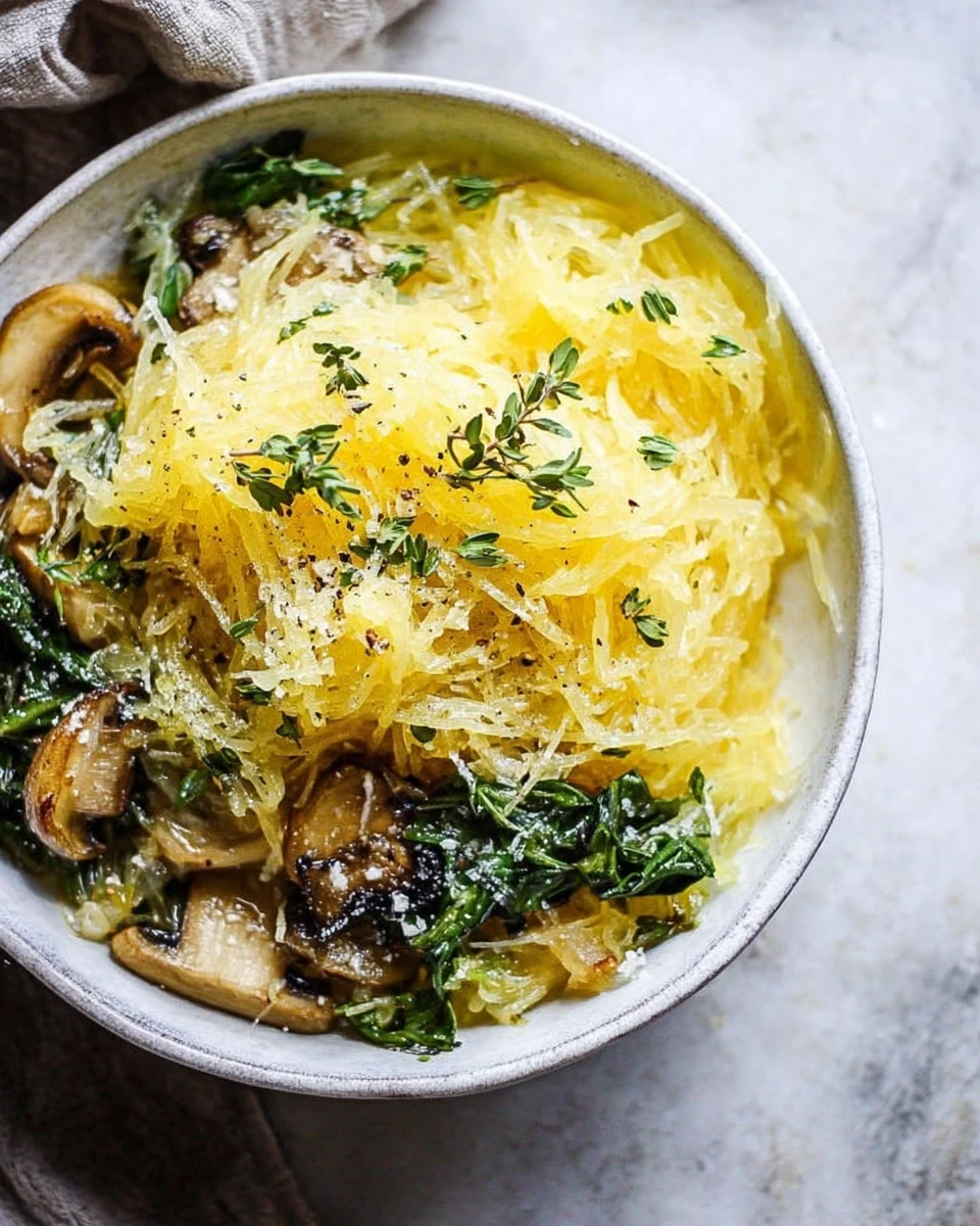 Caramelized Onion Spaghetti Squash