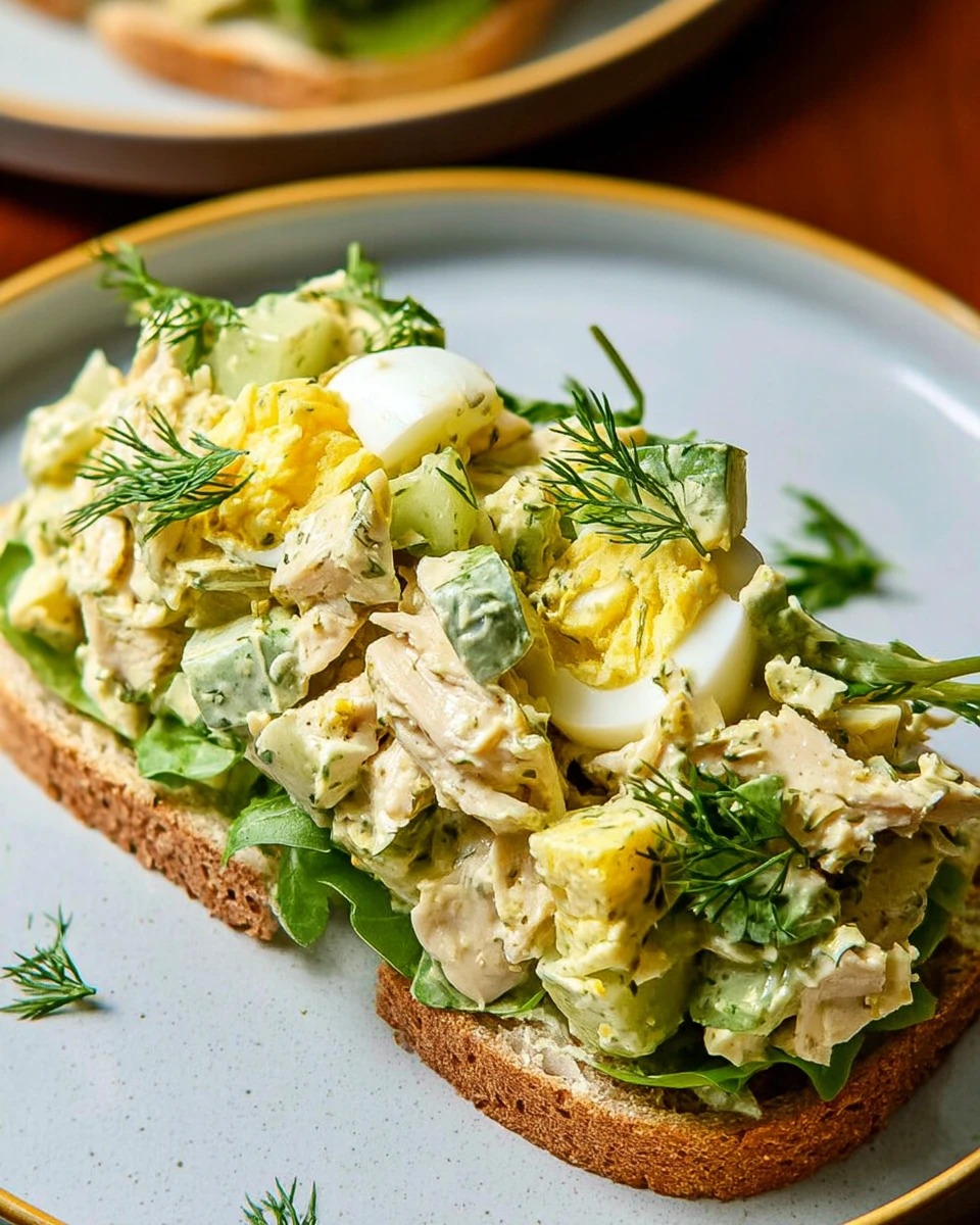 Chicken and Egg Salad High Protein