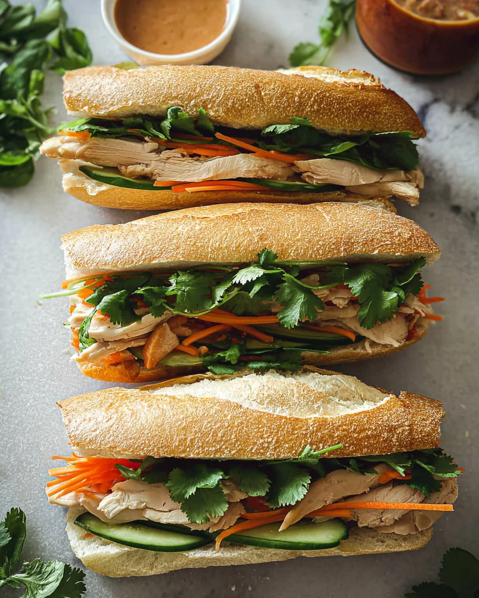Chicken Banh Mi Sandwich